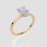 9ct Yellow Gold Pear Cut 1.00 Carat of  Diamond Ring