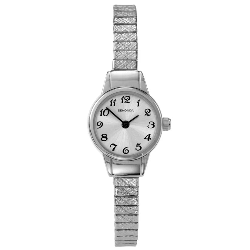 Sekonda Ladies Analogue Watch with Silver Dial and Silver Tone Bracelet 20mm SK4472