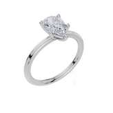 9ct White Gold Pear Cut 1.00 Carat of  Diamond Ring