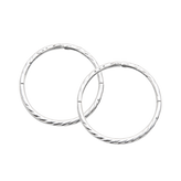 Sterling Silver 13mm Twist Sleepers