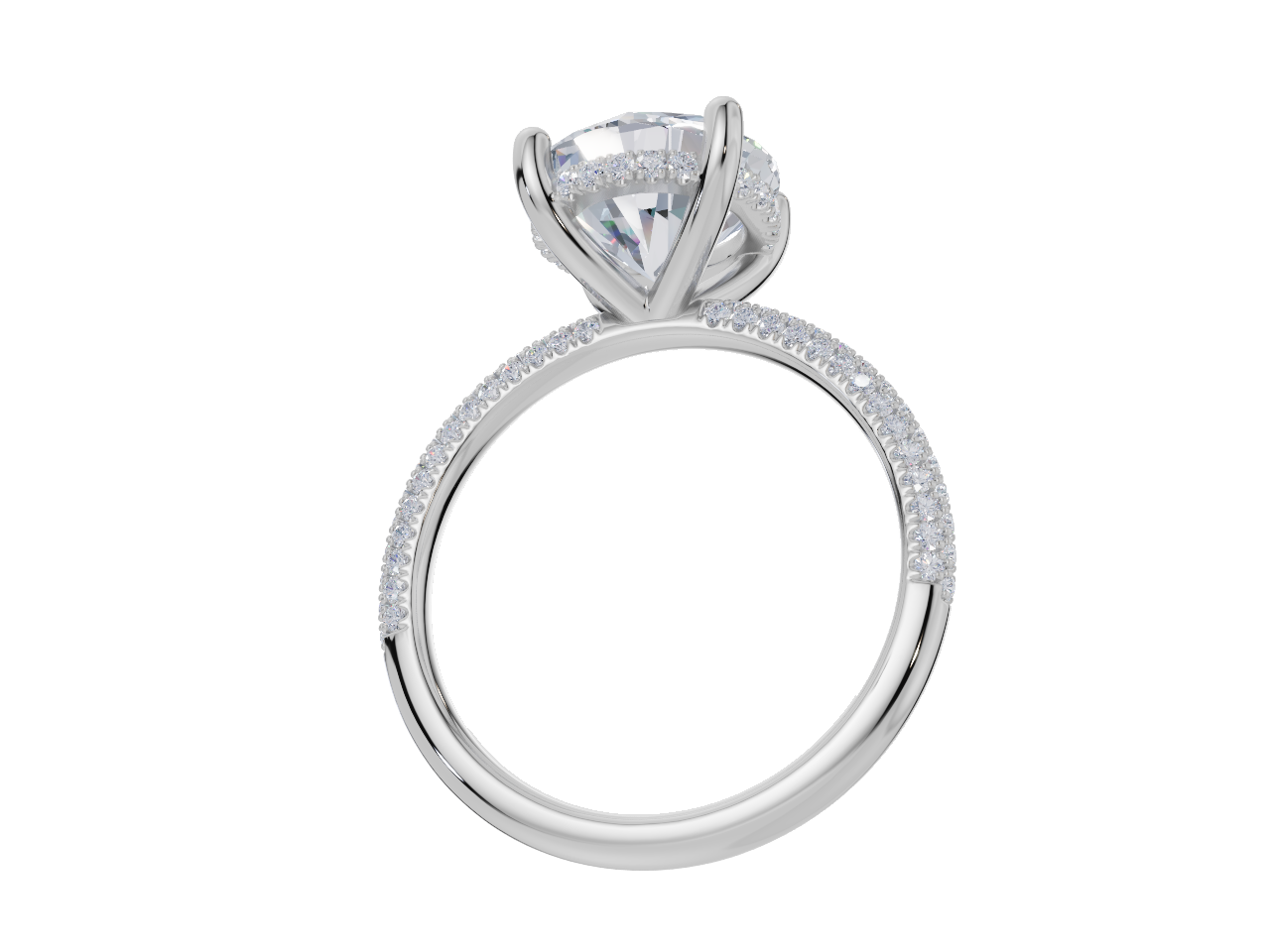 18ct Yellow Gold Round Cut 3.00 Carat of  Diamonds Ring