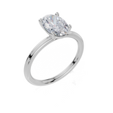 18ct White Gold Oval Cut 1.50 Carat of Lab-Grown Diamond Ring