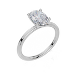 18ct White Gold Oval Cut 1.50 Carat of Lab-Grown Diamond Ring