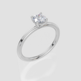 9ct White Gold Round Cut 0.50 Carat of  Diamond Ring