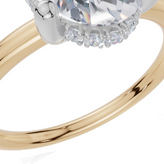 18ct Yellow Gold Oval Cut 2.09 Carat tw of  Diamonds Ring