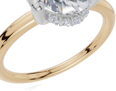 18ct Yellow Gold Oval Cut 2.09 Carat tw of  Diamonds Ring