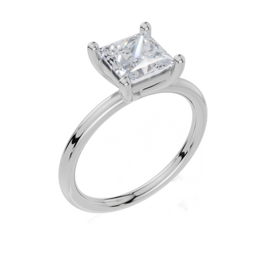 9ct White Gold Princess Cut 1.50 Carat of  Diamond Ring