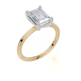 18ct Yellow Gold Emerald Cut 2.00 Carat of  Diamond Ring