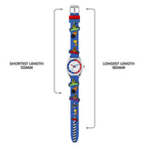 Tikkers Blue 3D Racing Car Kids Time Teacher Watch ATK1096