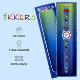 Tikkers Blue 3D Racing Car Kids Time Teacher Watch ATK1096