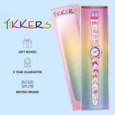 Tikkers Pink 3D Cat Kids Time Teacher Watch ATK1097