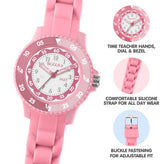 Tikkers Pink Girls Time Teacher Watch ATK1098