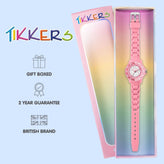 Tikkers Pink Girls Time Teacher Watch ATK1098