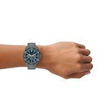 Armani Exchange Gunmetal Blue Chronograph Watch AX1972