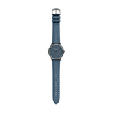 Armani Exchange Blue Leather Strap Watch AX2767