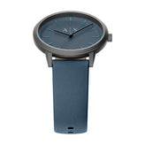 Armani Exchange Blue Leather Strap Watch AX2767
