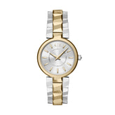 Armani Exchange Two Tone Silver Dial Watch AX4406