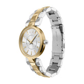 Armani Exchange Two Tone Silver Dial Watch AX4406