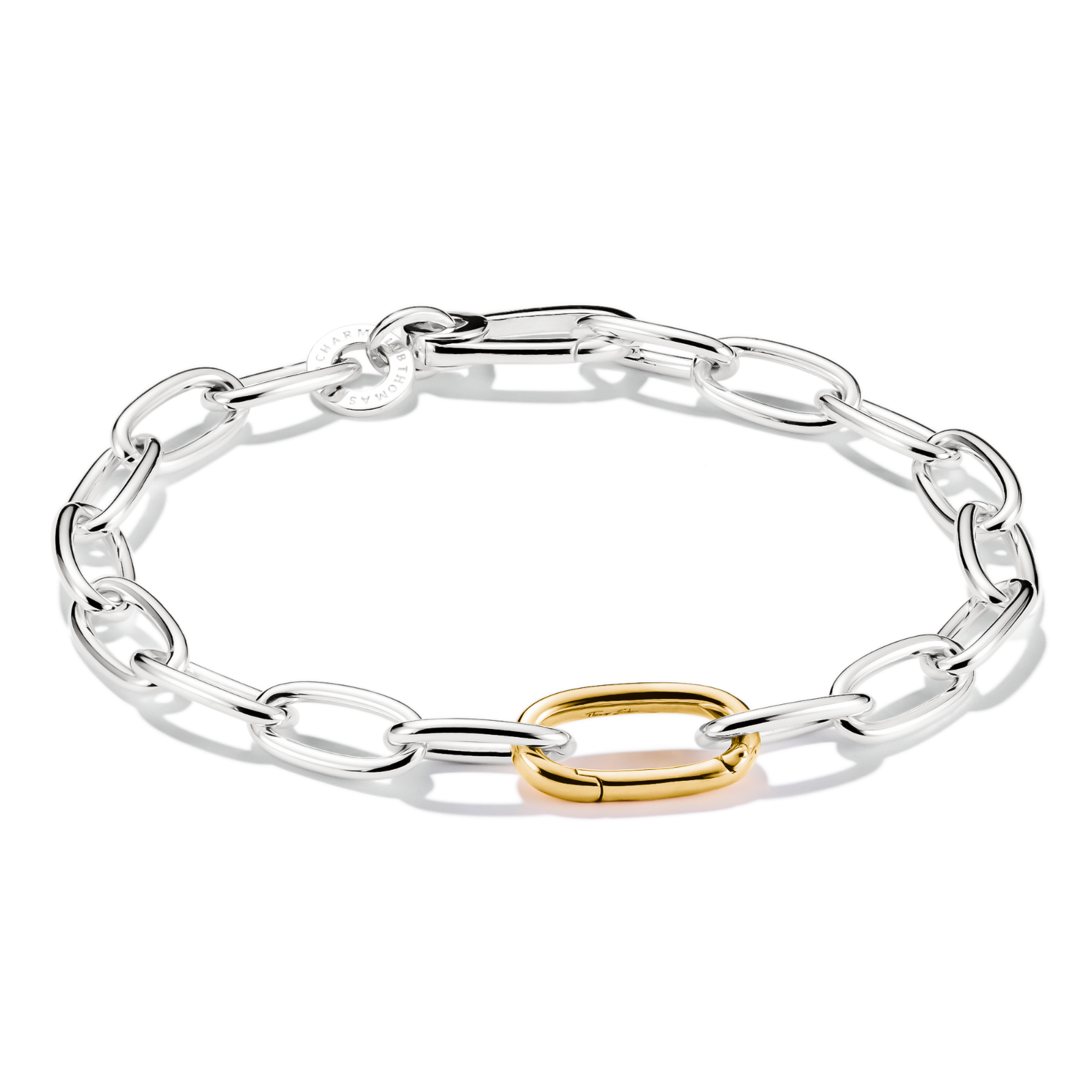 THOMAS SABO Charm bracelet bicolour with Connect link