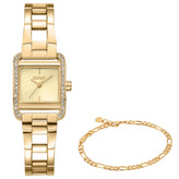 DKNY Mini Watch with Champagne Dial and Gold Tone Bracelet 21mm x 27mm DK1L143M0035