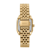 back view of DKNY Signature Shape Watch with Gold Dial and Gold Tone Bracelet 27mm x 34mm DK1L154M0065