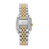 DKNY Signature Shape Watch with Green Dial and Two Tone Bracelet DK1L154M0095