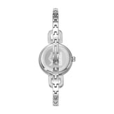 DKNY Half Bangle Watch with Silver Dial in Silver Tone 26mm DK1L161M0015