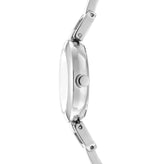 DKNY Half Bangle Watch with Silver Dial in Silver Tone 26mm DK1L161M0015