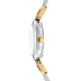 side view of DKNY Half Bangle Watch with Champagne Dial in Two Tone 26mm DK1L161M0065
