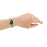 DKNY Milanese Mesh Watch with Green Dial in Silver Tone 26mm DK1L161M0265