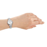 DKNY Essentials Watch with Silver Dial and Silver Tone Bracelet 28mm DK1L165M0045
