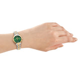 DKNY Essentials Watch with Green Dial and Two Tone Bracelet 28mm DK1L165M0095