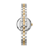 DKNY Half Bangle Watch with Silver Dial in Two Tone 26mm DK1L170M0025