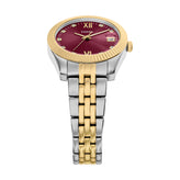 Fossil Two Tone Pink Dial Date Watch ES5461