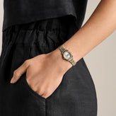 Fossil Two Tone Silver Dial Watch ES5473