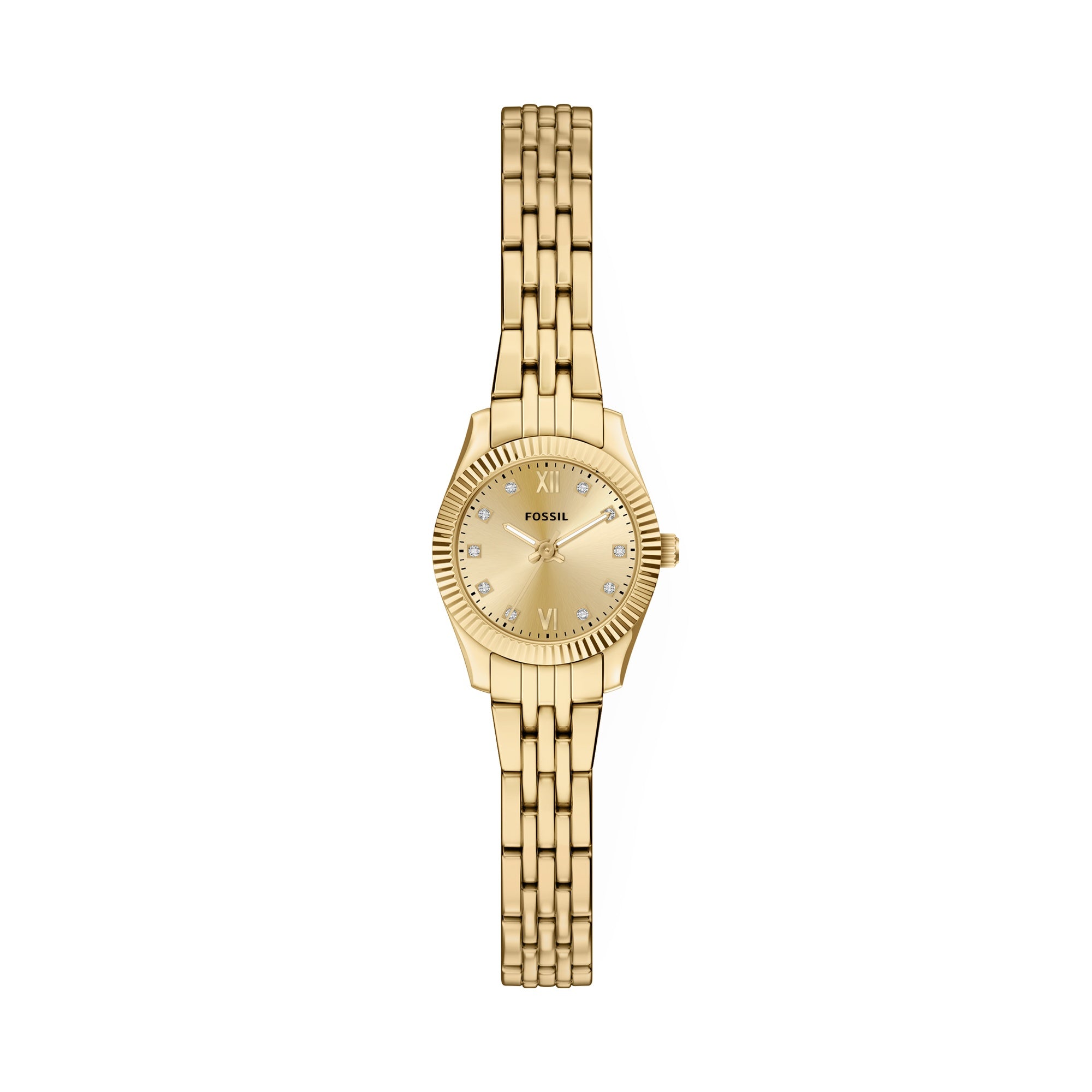 Fossil Gold Tone Bracelet Watch ES5474