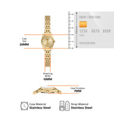 Fossil Gold Tone Bracelet Watch ES5474