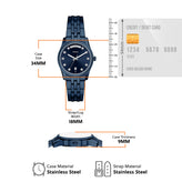 Fossil Navy Blue Day-Date Watch ES5476