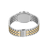 Fossil Two Tone Octagonal Blue Dial Watch ES5480