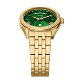 Fossil Campbell Gold Green Dial Watch FS6142