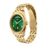 Fossil Campbell Gold Green Dial Watch FS6142