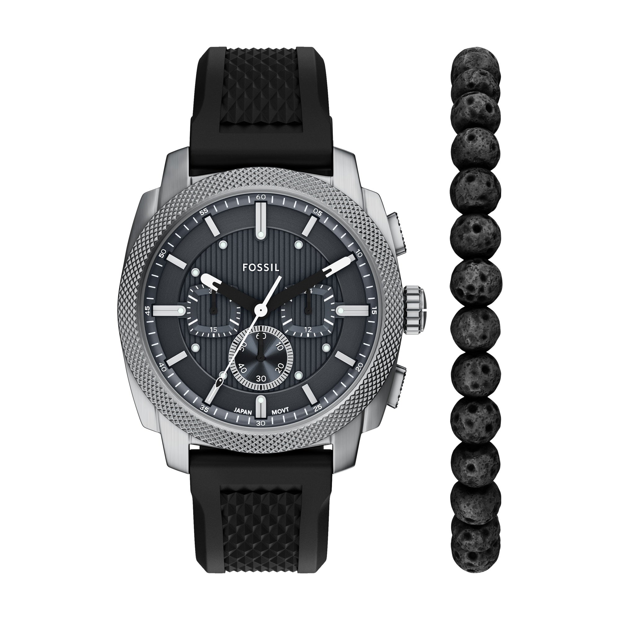 Fossil Machine Chronograph Watch & Bracelet Set FS6145SET