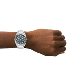 Fossil Everett Blue Dial Chronograph Watch FS6154
