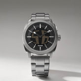 Fossil Machine Big Tic Silver Watch FS6155