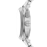 Fossil Machine Big Tic Silver Watch FS6155