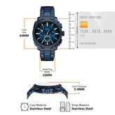Fossil Machine Navy Chronograph Watch FS6167
