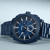Fossil Machine Navy Chronograph Watch FS6167