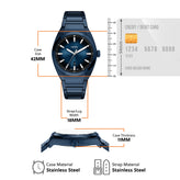 Fossil Everett Navy Blue Date Watch FS6169
