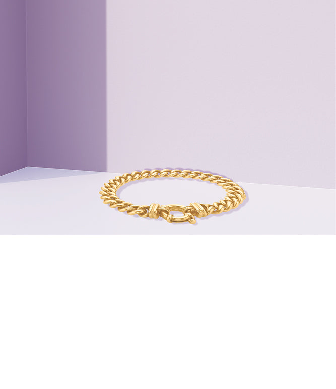 18ct Openable Gold Bangle Online | PureJewels.com
