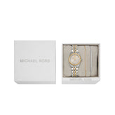 Michael Kors Lexington Three-Hand Two-Tone Stainless Steel Watch and Bracelets Gift Set MK4815SET